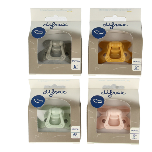 Difrax Fopspeen dental 6+ maanden met ring 1 Stuks