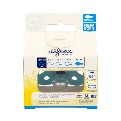 Difrax Fopspeen natural newborn  1 Stuks