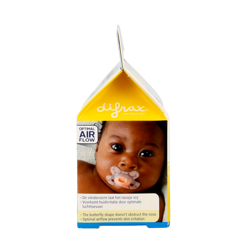 Difrax Fopspeen natural newborn  1 Stuks