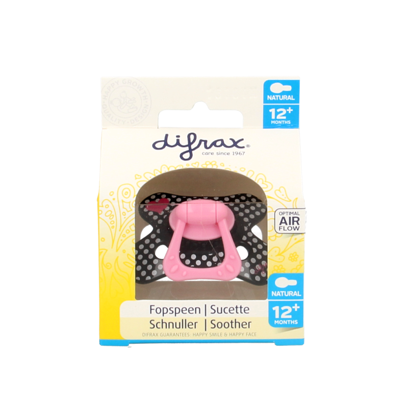 Difrax Fopspeen natural 12+ maanden  1 Stuks