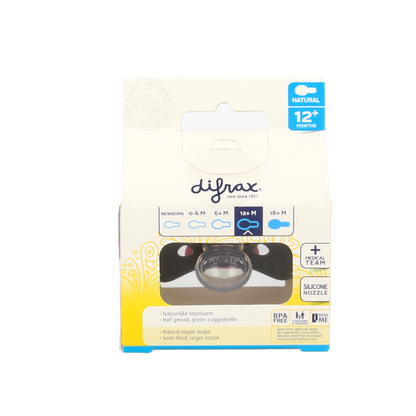 Difrax Fopspeen natural 12+ maanden  1 Stuks