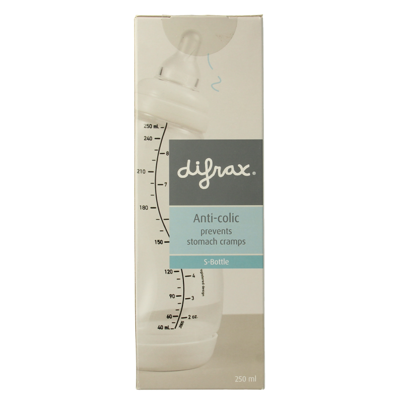 Difrax S-fles groot assorti natural 250ml 1 Stuks