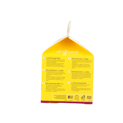 Difrax Flesspeen soft breed 1-2-3  2 Stuks