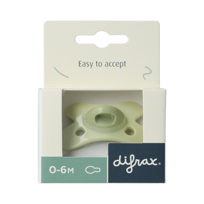 Difrax Fopspeen natural 0-6 meerdere kleuren 1.00 Stuks