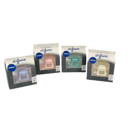 Difrax Fopspeen natural 12+ maanden assorti 1 Stuks