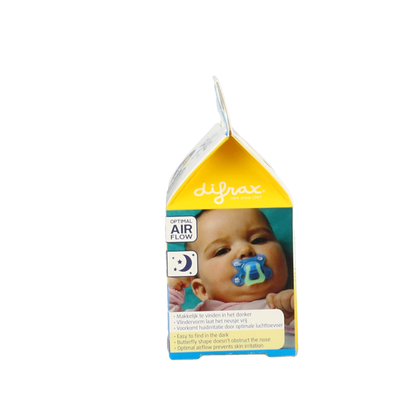 Difrax Fopspeen natural 6+ maanden nacht 1 Stuks
