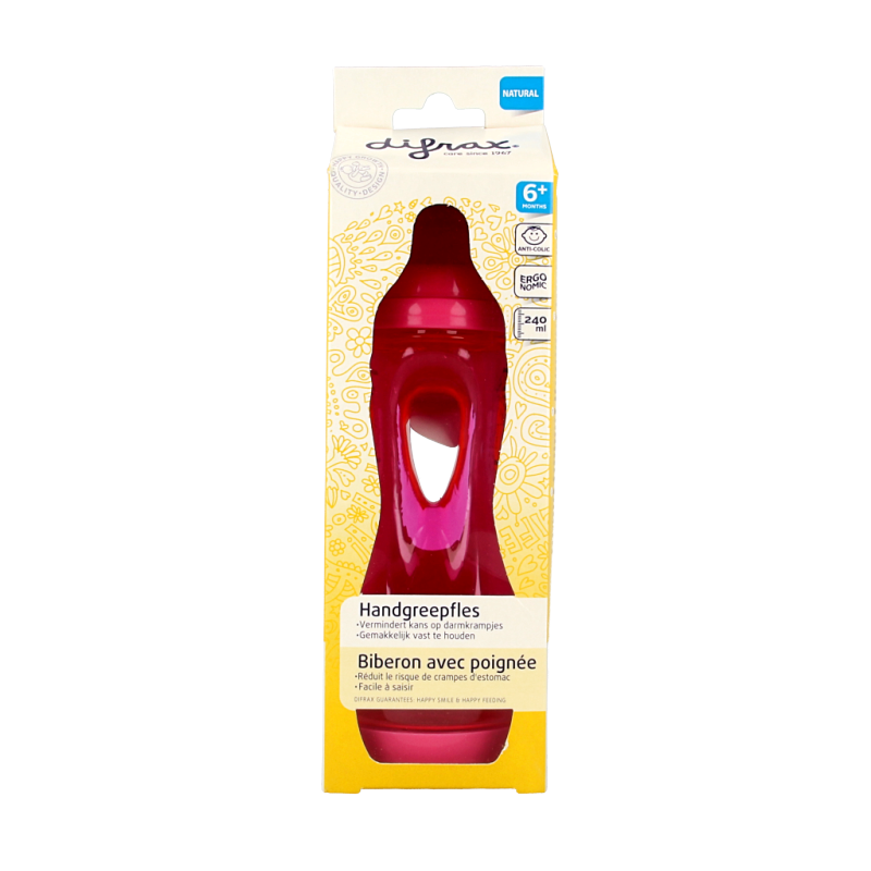 Difrax Handgreep fles groot assorti 1 Stuks