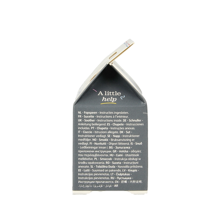 Difrax Fopspeen natural 0-6 maanden ocean 1.00 Stuks