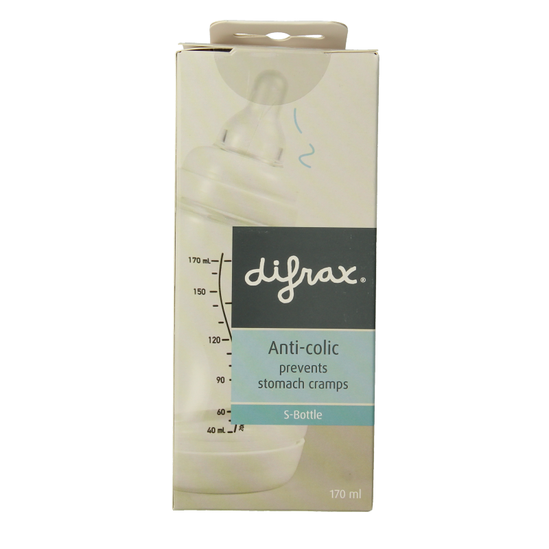 Difrax S-Fles natural creme 170ml 1 Stuks