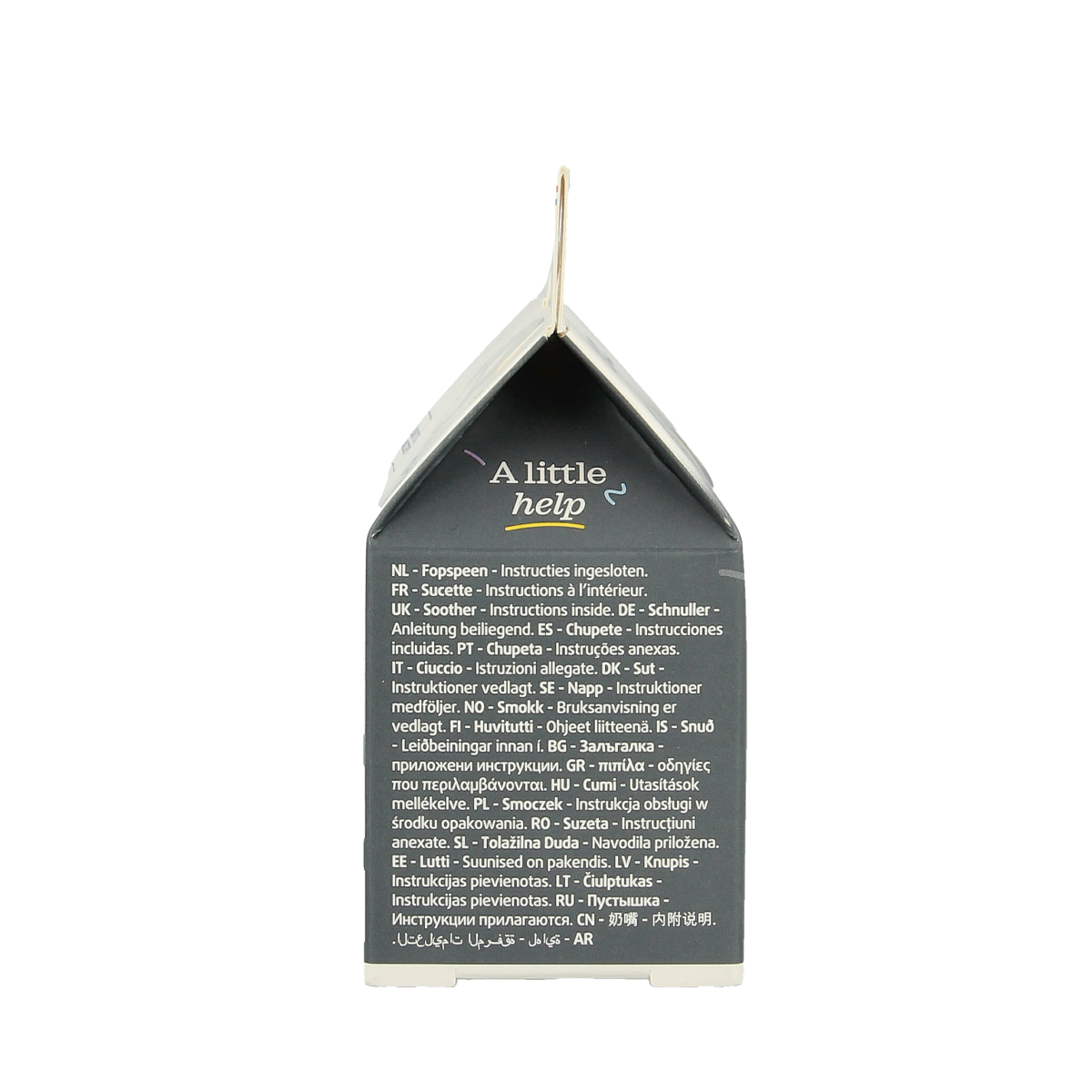 Difrax Fopspeen natural 6+ maanden assorti 1.00 Stuks
