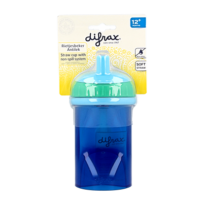 Difrax Anti lek rietjes beker assorti 1 Stuks