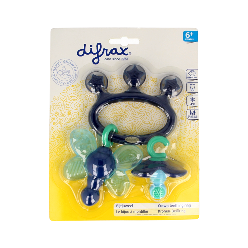 Difrax Bijtjuweel assorti 1 Stuks