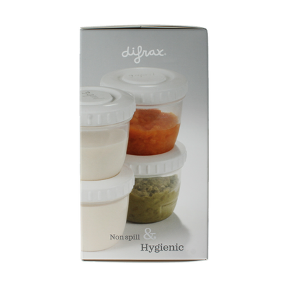 Difrax Voeding bewaarbakjes 6 Stuks