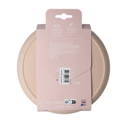 Difrax Lovi eetset met beker nude 1.00 Set