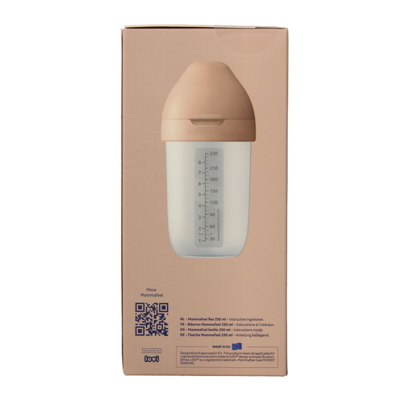 Difrax Lovi mamma fles 250ml 1 Stuks