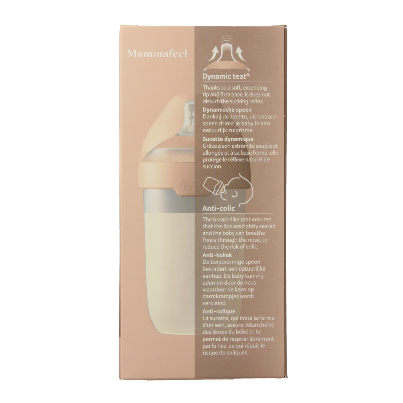 Difrax Lovi mamma fles 250ml 1 Stuks