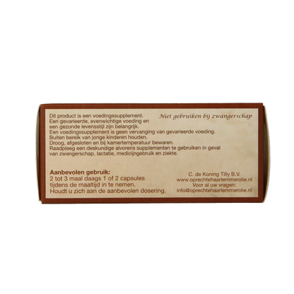 De Koning Tilly Haarlemmerolie 40 Capsules