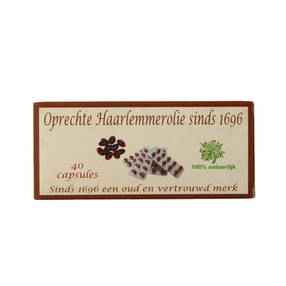De Koning Tilly Haarlemmerolie 40 Capsules