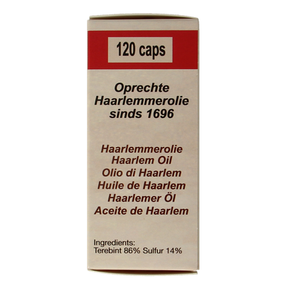 De Koning Tilly Haarlemmerolie 120 Capsules