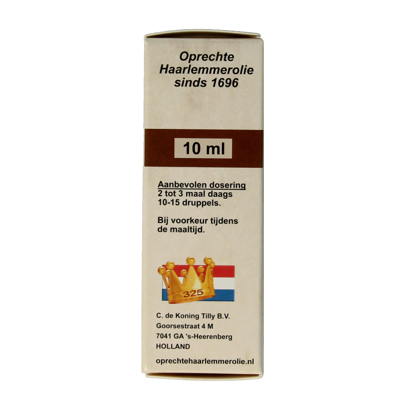 De Koning Tilly Haarlemmerolie 10 Milliliter