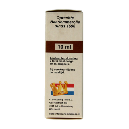 De Koning Tilly Haarlemmerolie 10 Milliliter