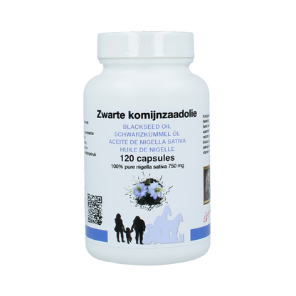 De Koning Tilly Zwarte komijnzaad 120.00 Capsules