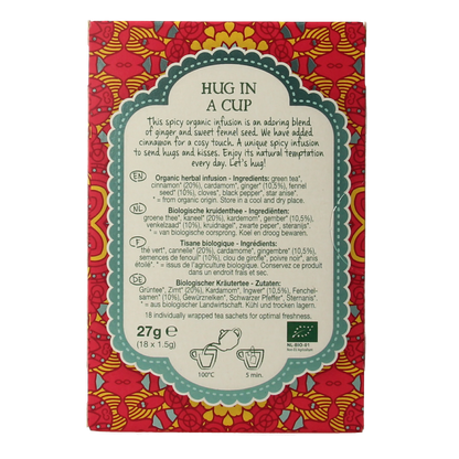 Natural Temptation Hug in a cup bio 18.00 Zakjes