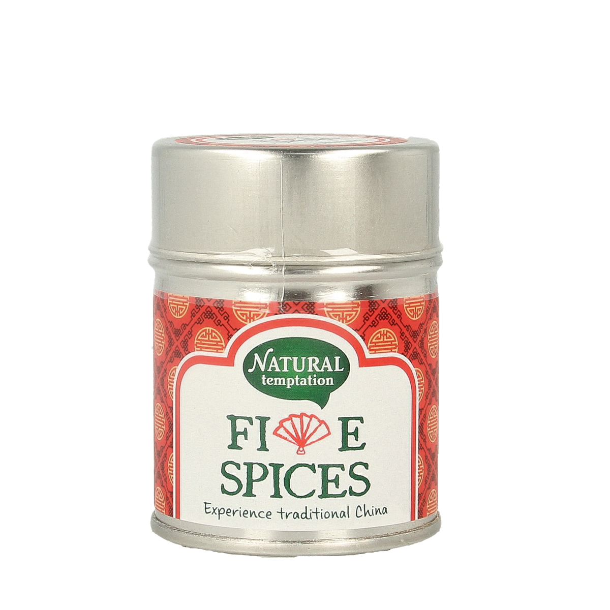 Natural Temptation Five spices blikje natural spices bio 50.00 Gram