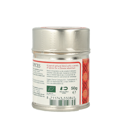 Natural Temptation Five spices blikje natural spices bio 50.00 Gram