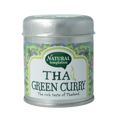 Natural Temptation Thai green curry blikje bio 35 Gram