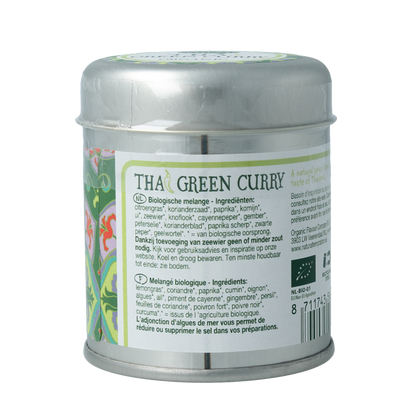 Natural Temptation Thai green curry blikje bio 35 Gram