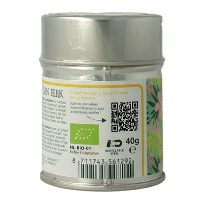 Natural Temptation Jamaican jerk blikje bio 40.00 Gram