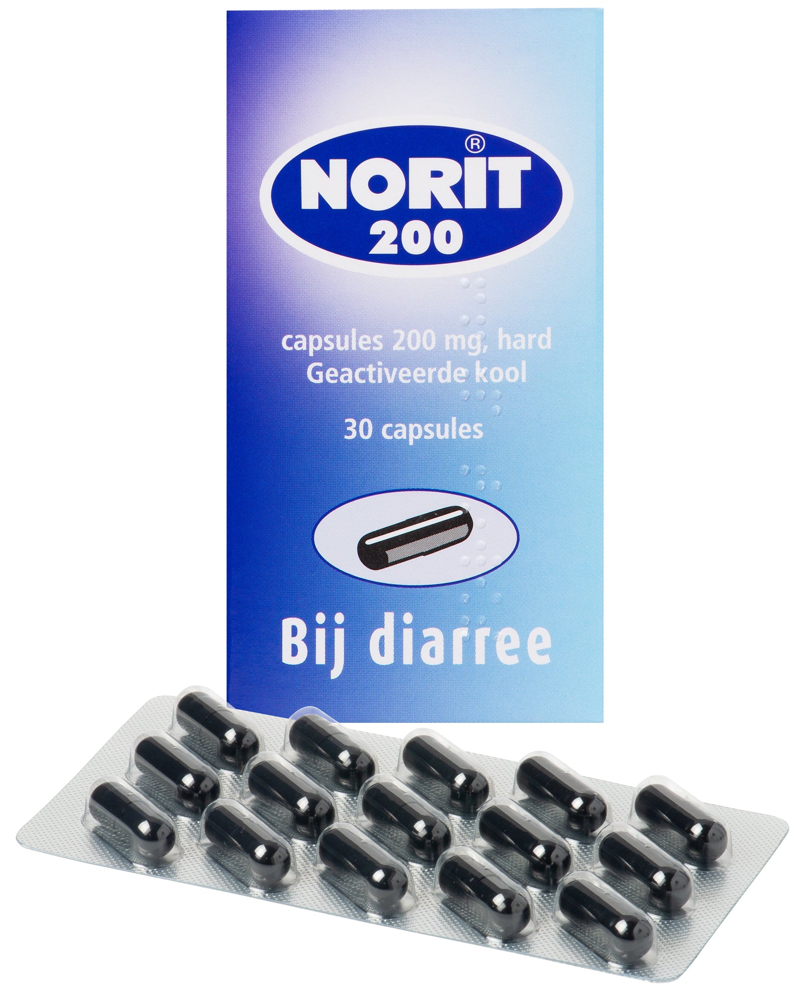 Norit Norit  200mg 30.00 Capsules