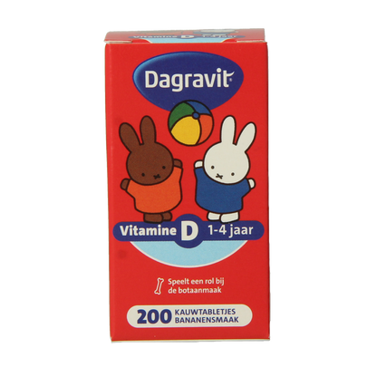 Dagravit Vitamine D tablet kids  200 Stuks