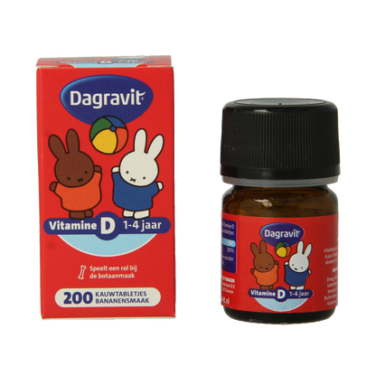 Dagravit Vitamine D tablet kids  200 Stuks