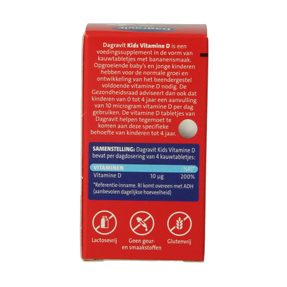 Dagravit Vitamine D tablet kids  200 Stuks