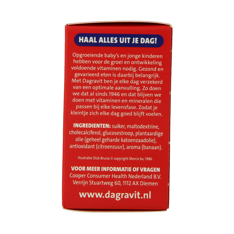 Dagravit Vitamine D tablet kids  200 Stuks