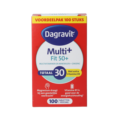 Dagravit Totaal 30 Vitaal 50+ 100 Tabletten
