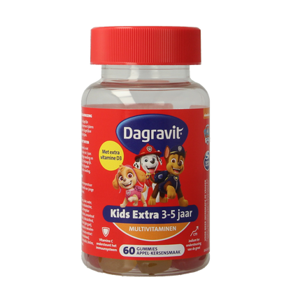 Dagravit Kids extra 3-5 jaar 60 Gummies