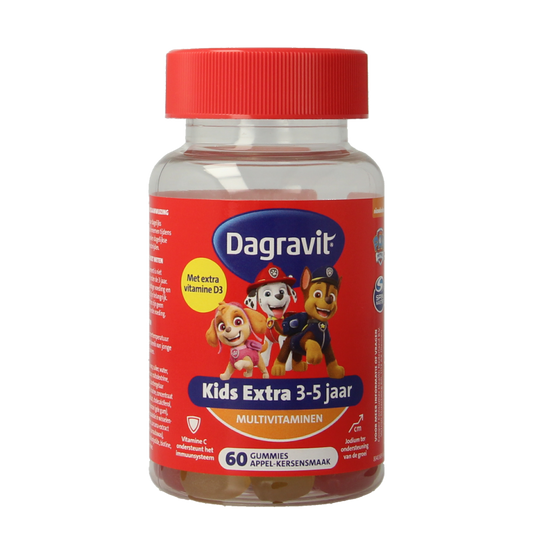 Dagravit Kids extra 3-5 jaar 60 Gummies