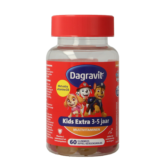 Dagravit Kids extra 3-5 jaar 60.00 Gummies
