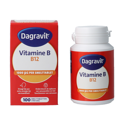 Dagravit Vitamine B12 1000mcg smelt 100 Tabletten