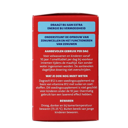 Dagravit Vitamine B12 1000mcg smelt 100 Tabletten