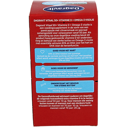 Dagravit Vitaal 50+ omega/vitamine D  90 Capsules