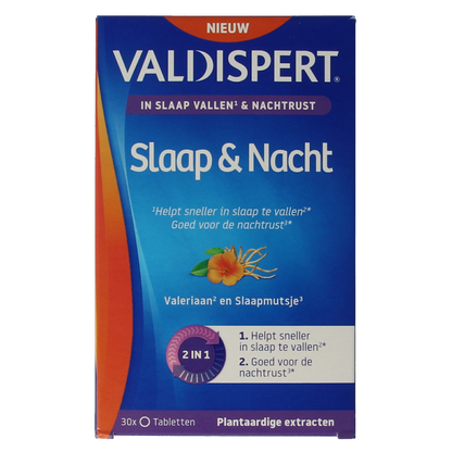 Valdispert Nacht melatonine 5-HTP 30.00 Tabletten