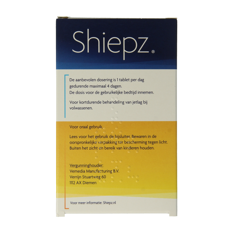Shiepz Melatonine 3 mg 30 Tabletten