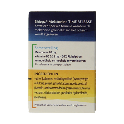 Shiepz Melatonine time release 500 Tabletten