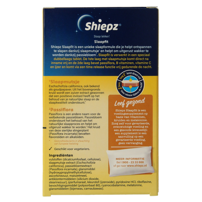 Shiepz Slaapfit 0.29 mg 30 Stuks