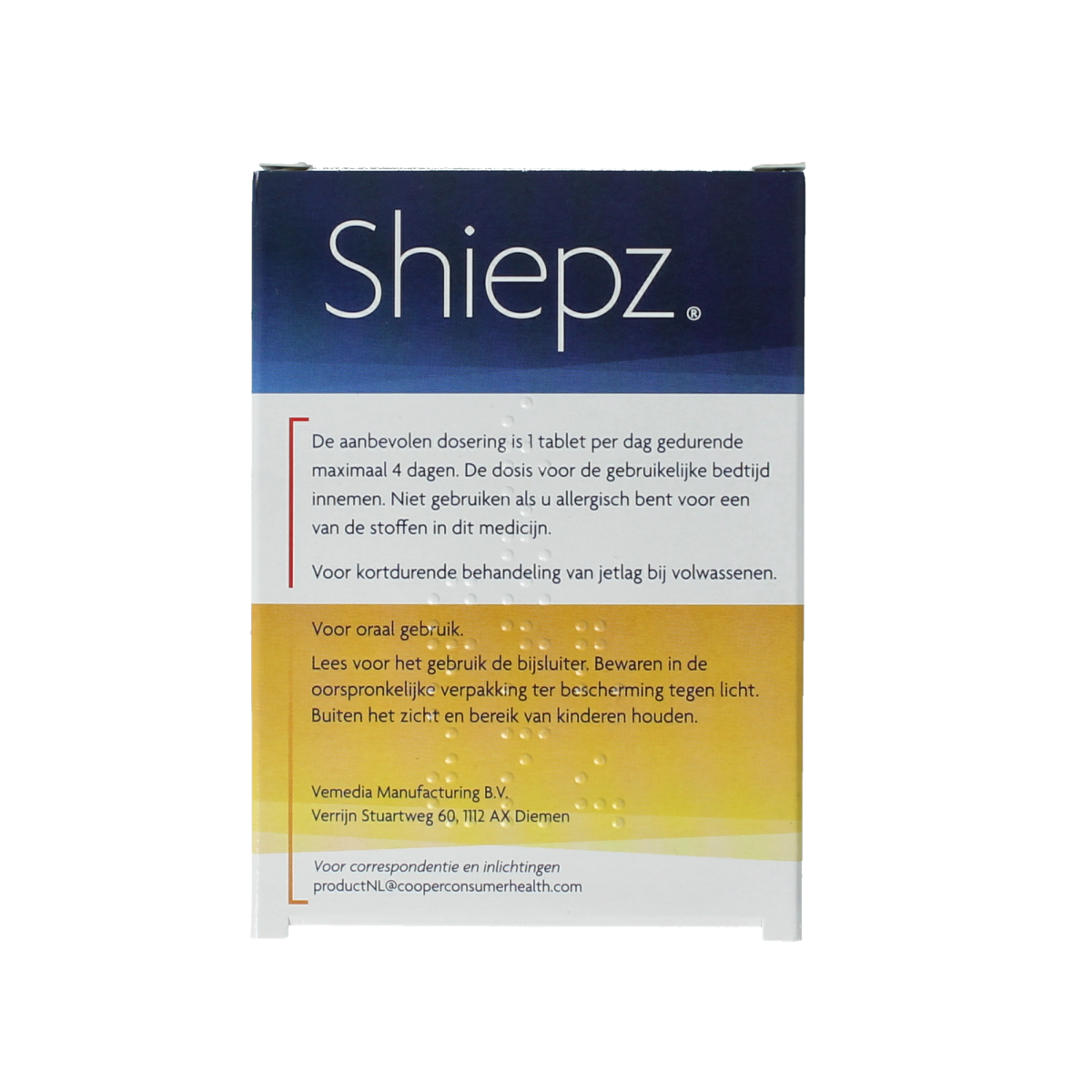 Shiepz Melatonine 5mg 10.00 Tabletten