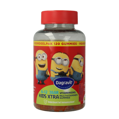 Dagravit Kids-xtra 6-12 jaar 120 Gummies